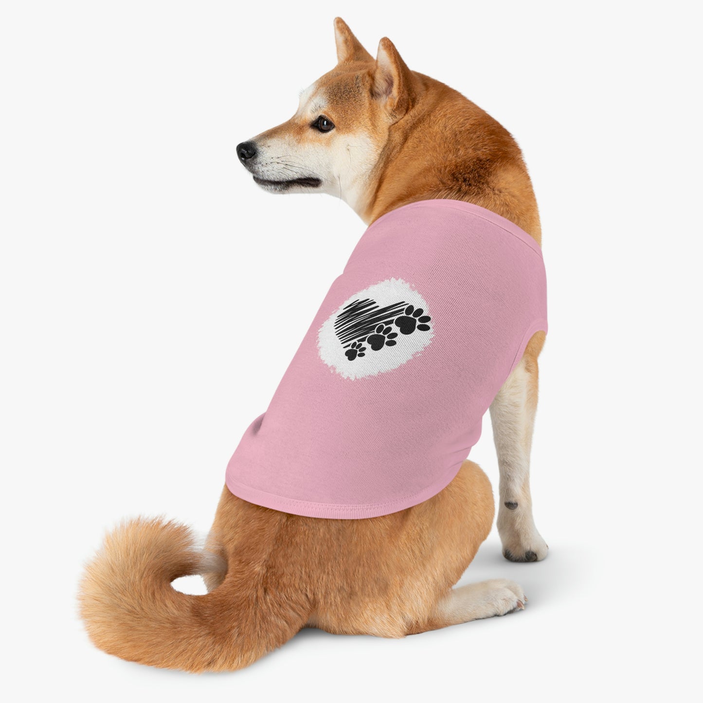 Heart Paw Print Pet Tank Top