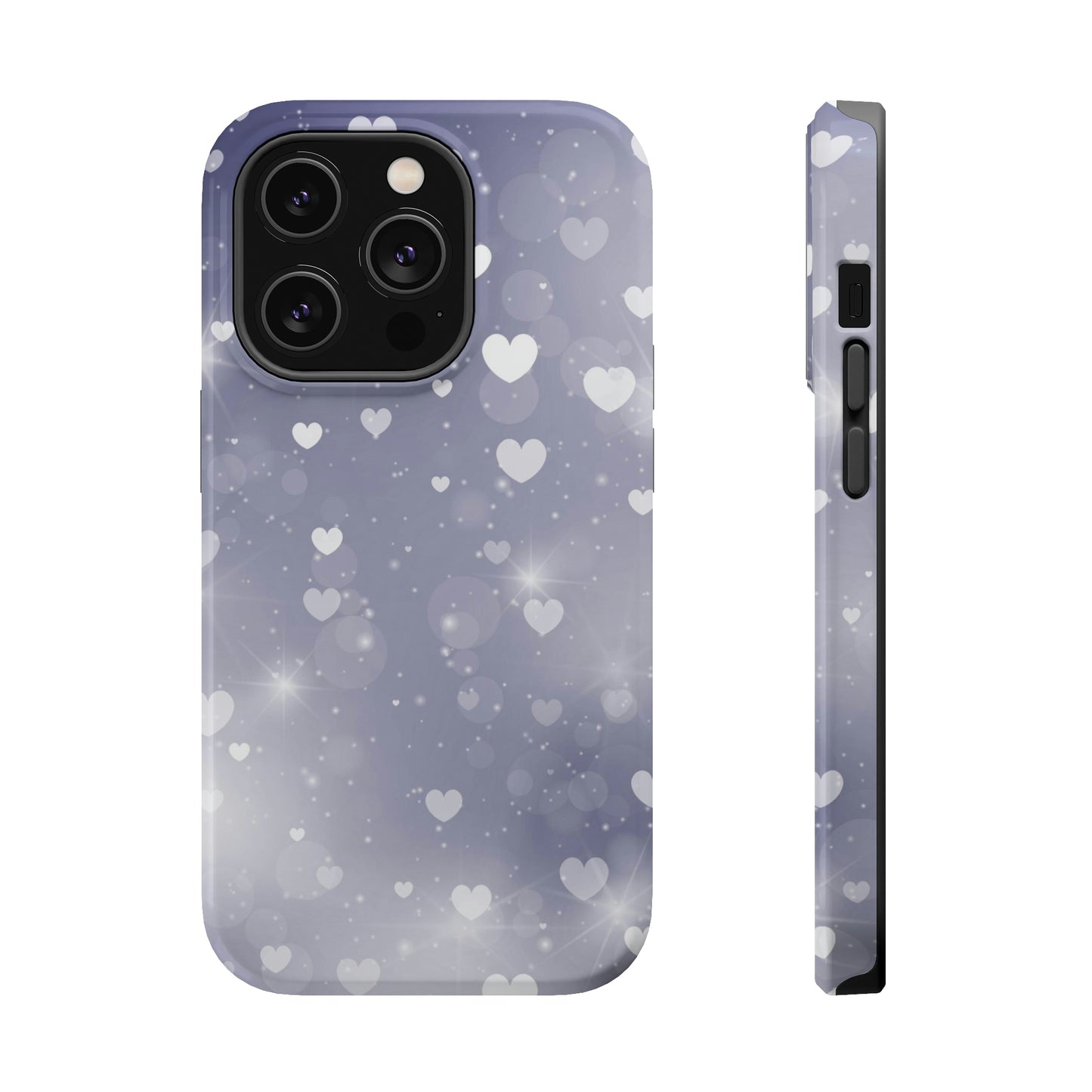 Grey Heart phone case