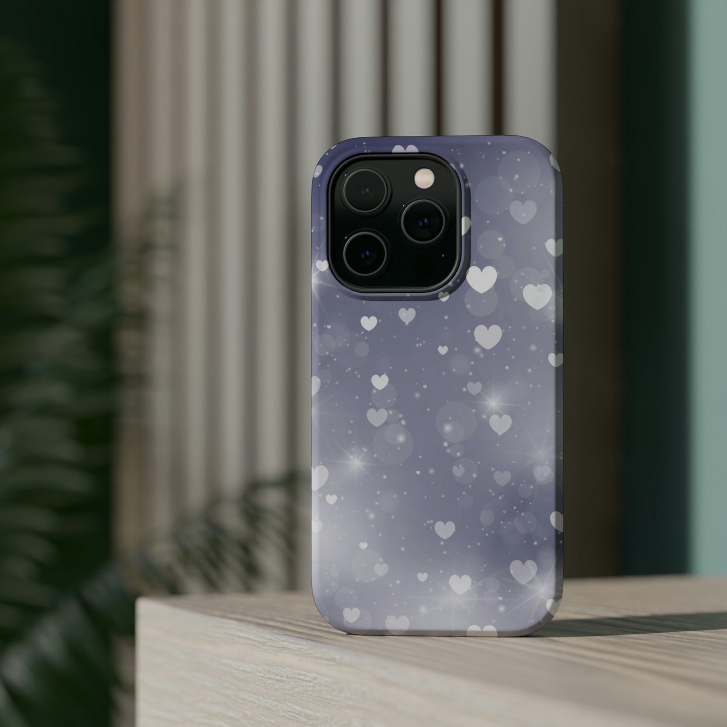 Grey Heart phone case