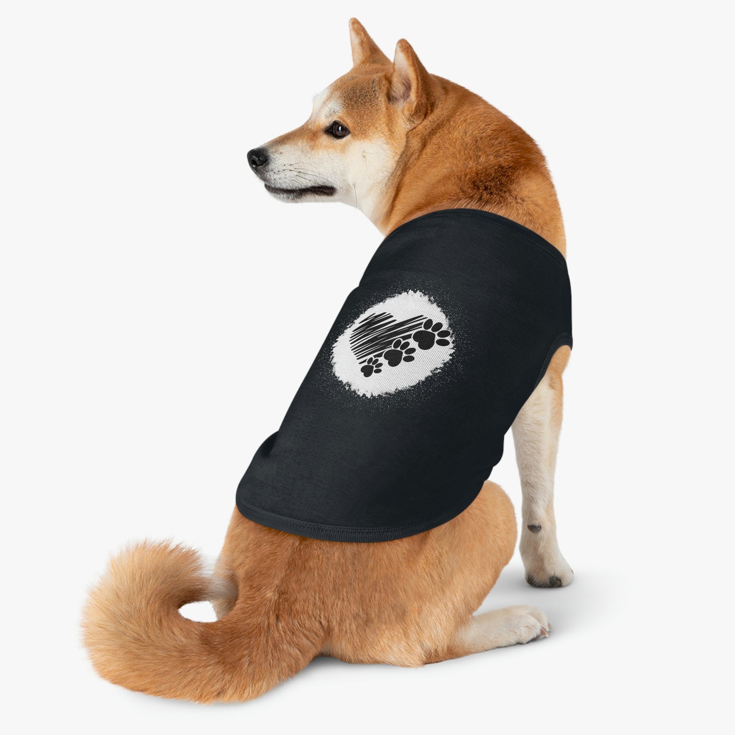 Heart Paw Print Pet Tank Top