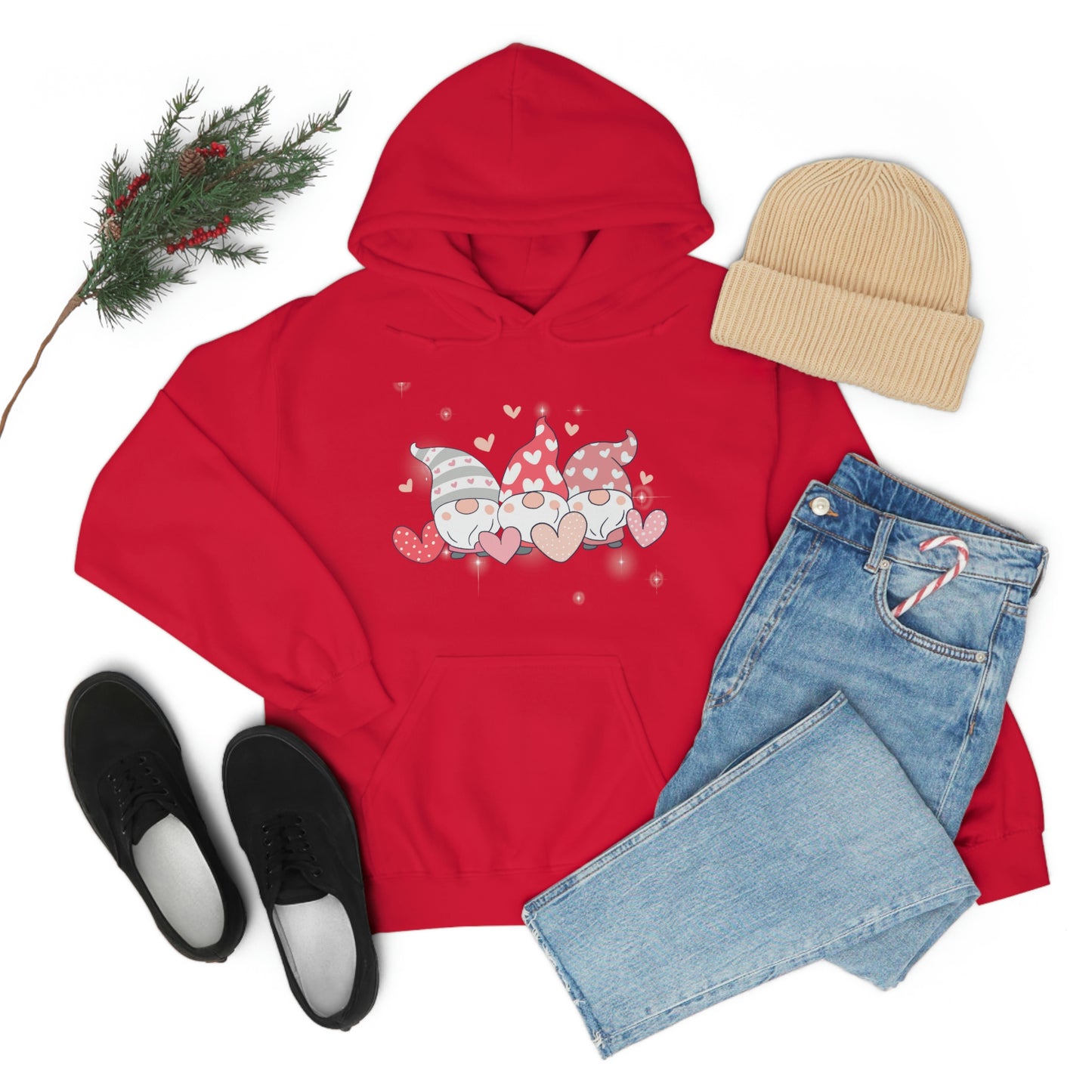 Gnomie Valentines Hoodie