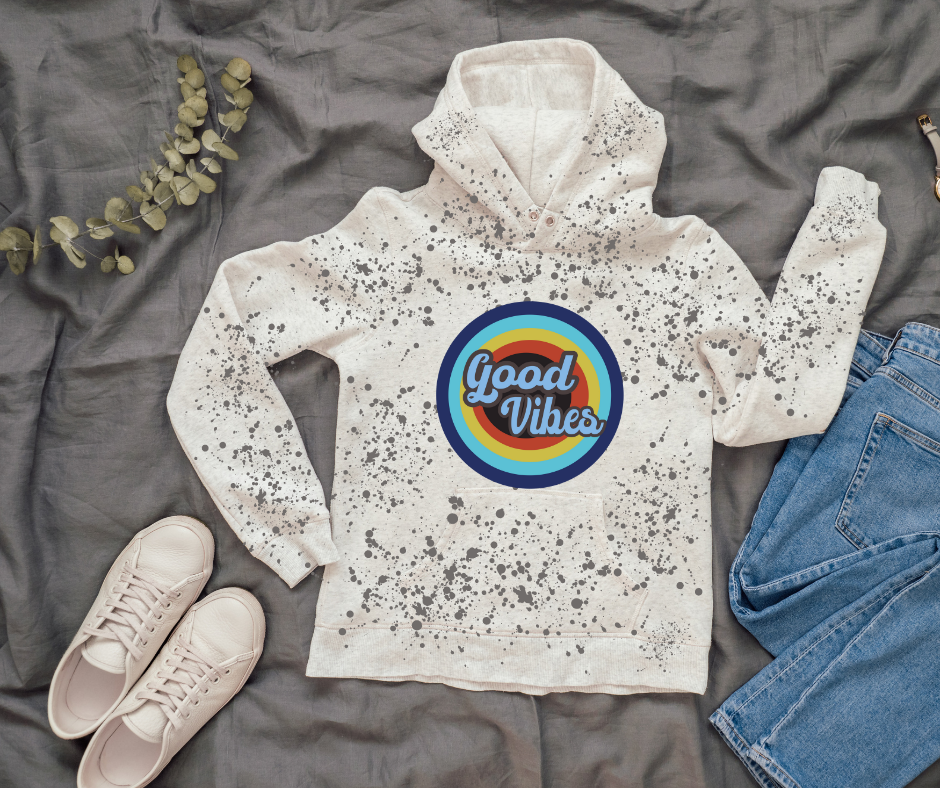 Good Vibes Tie Dye Hoodie