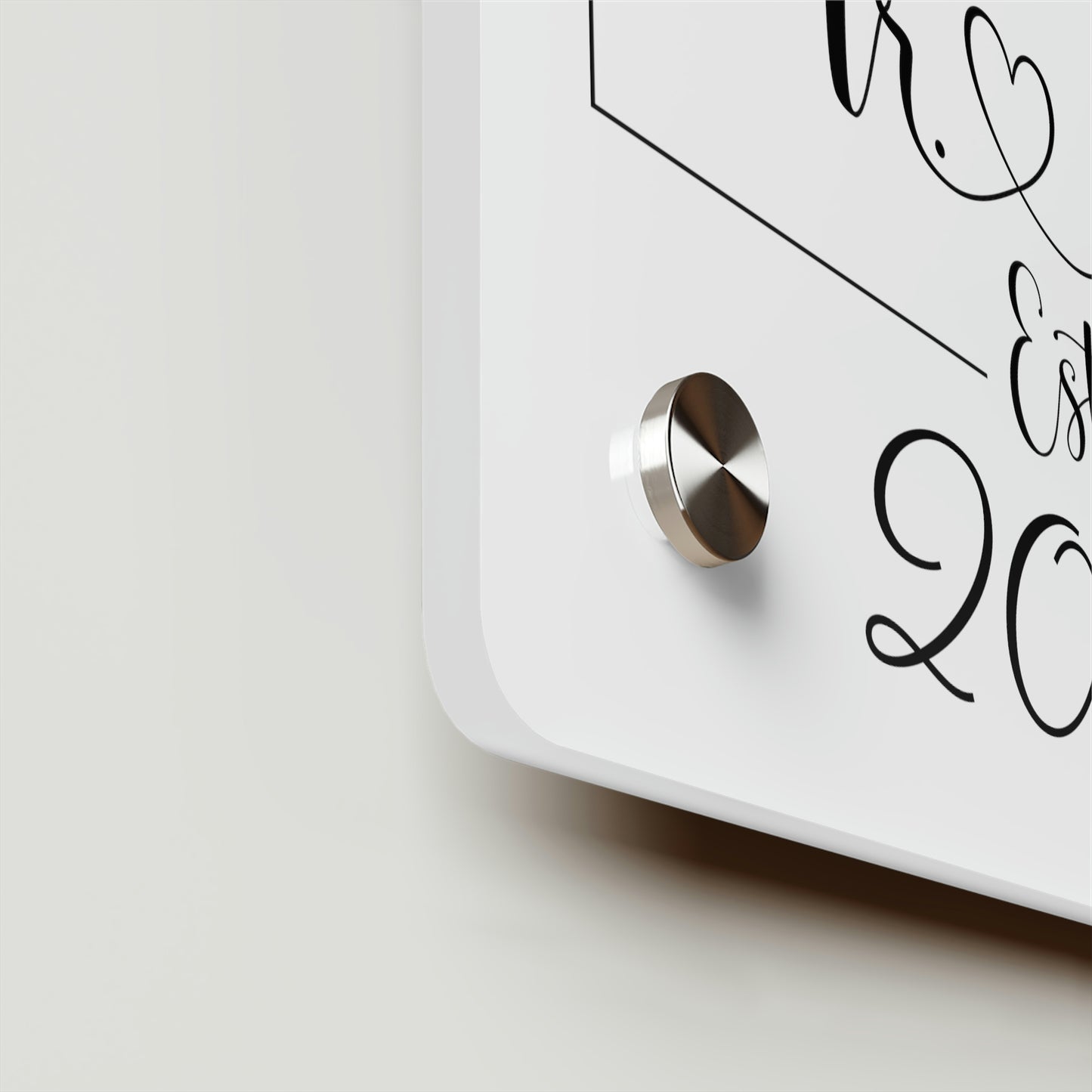 Mr. & Mrs. 2022 Acrylic Wall Art