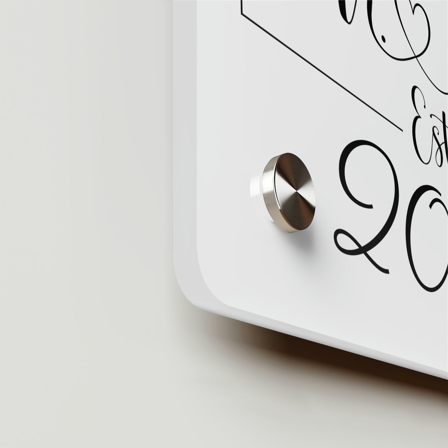 Mr. & Mrs. 2023 Acrylic Wall Art