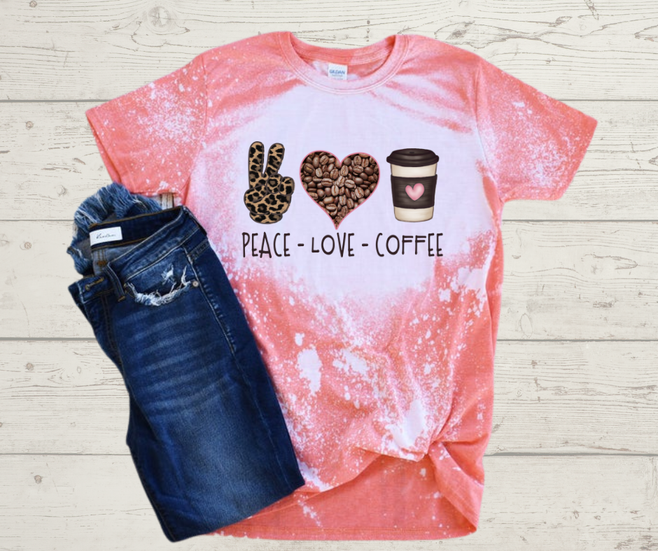 Peace Love Coffee T-Shirt