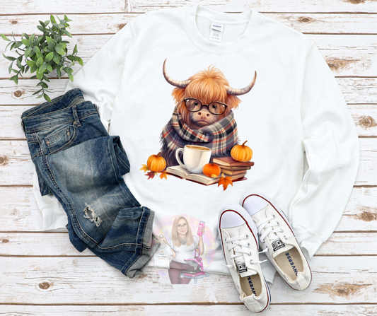 Cozy Highland Cow Crewneck