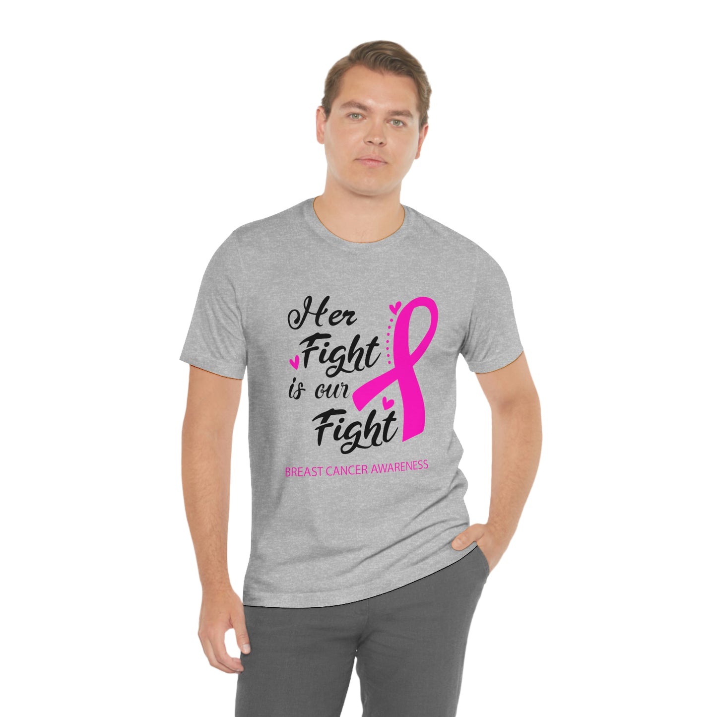 Her fight is our fight (white font) Tee