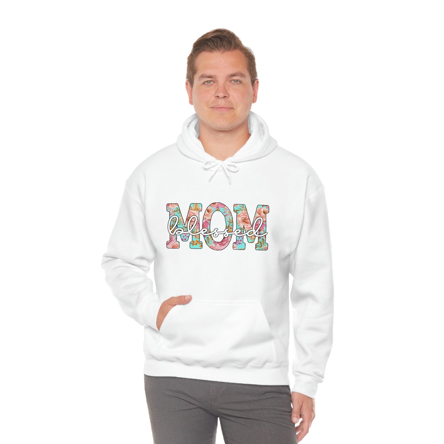 Blesseed Mom Unisex Heavy Blend™ Hooded Sweatshirt