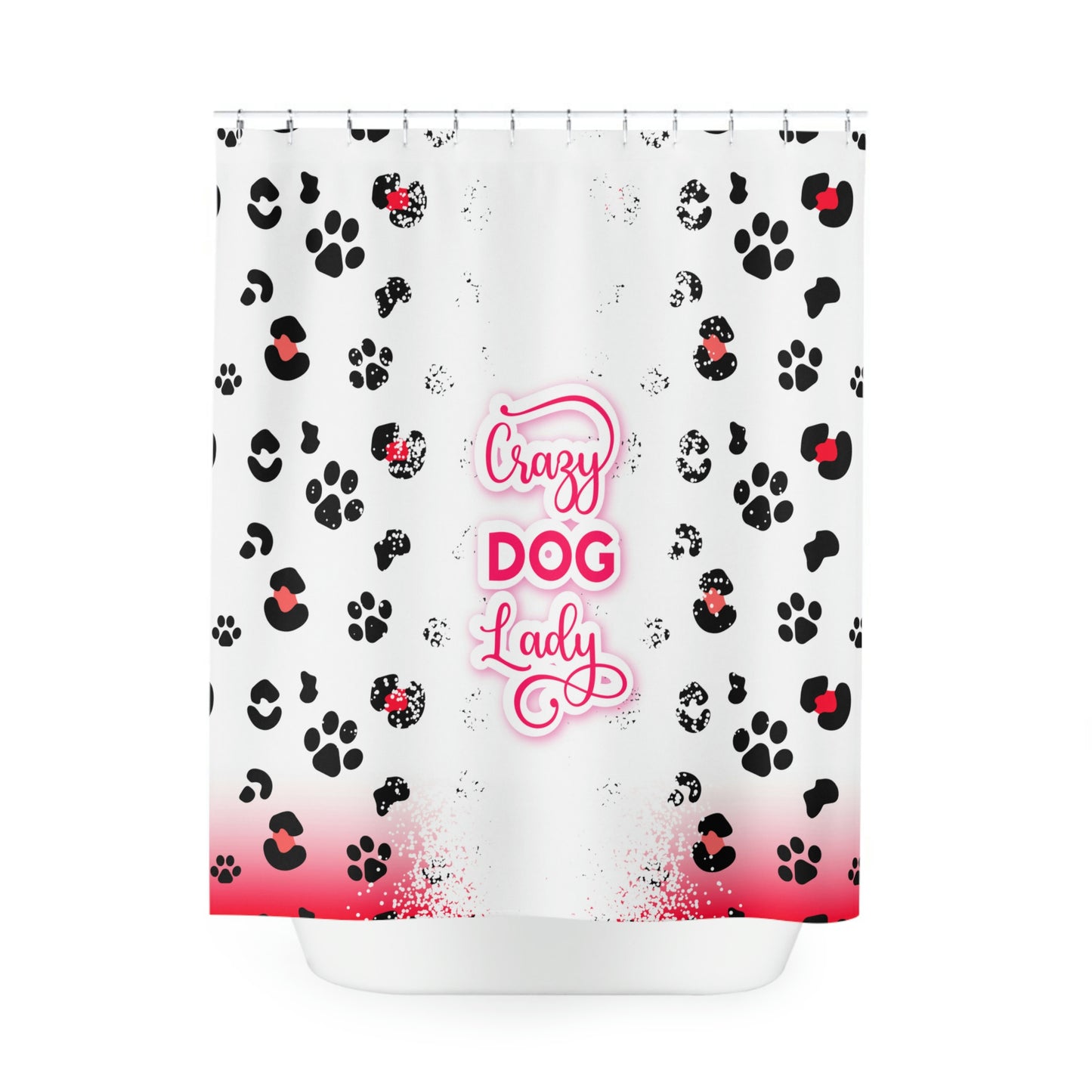 Crazy Dog Lady Shower Curtain