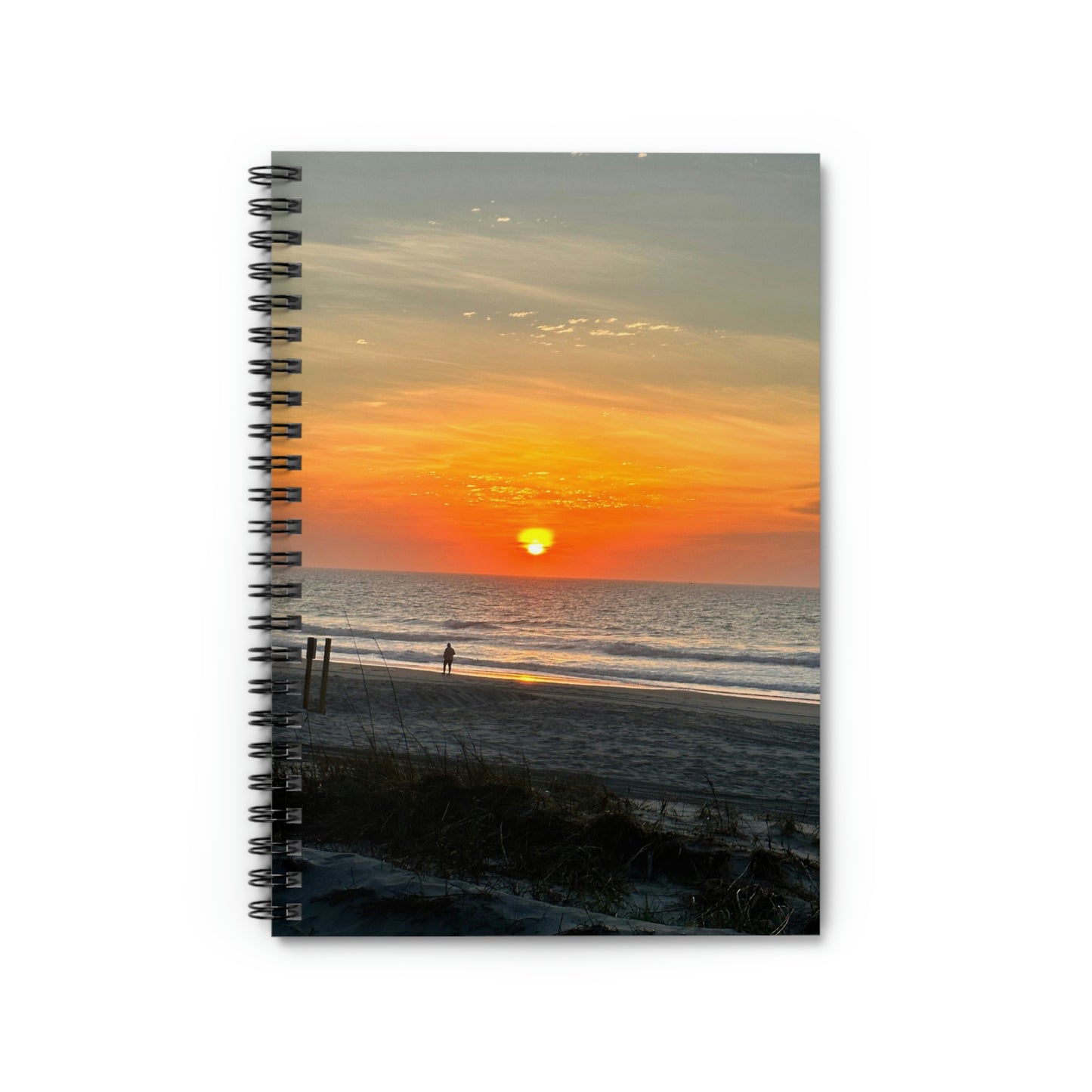 Beach Sunrise Spiral Notebook - Ruled Line