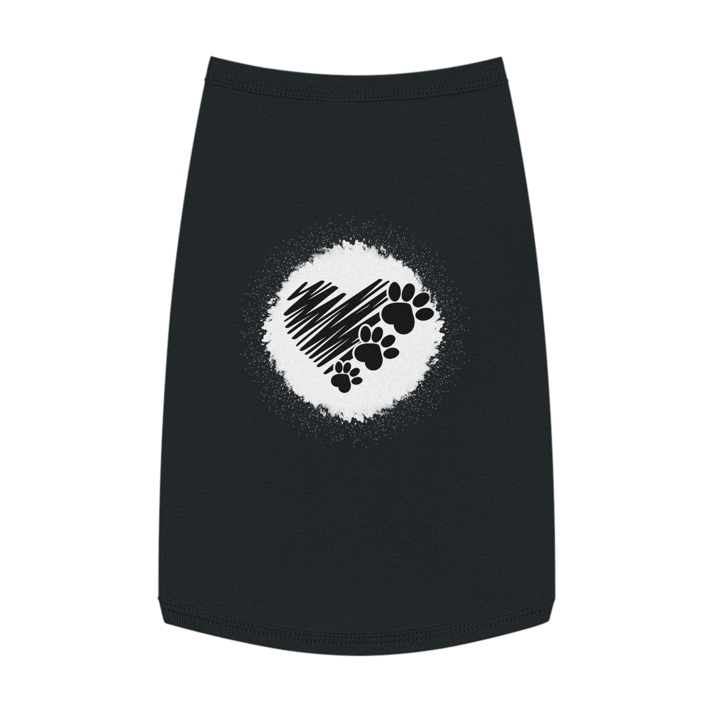 Heart Paw Print Pet Tank Top