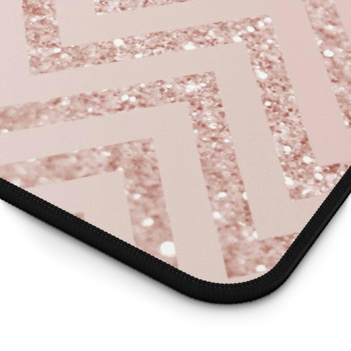 Pink Glitter Desk Mat