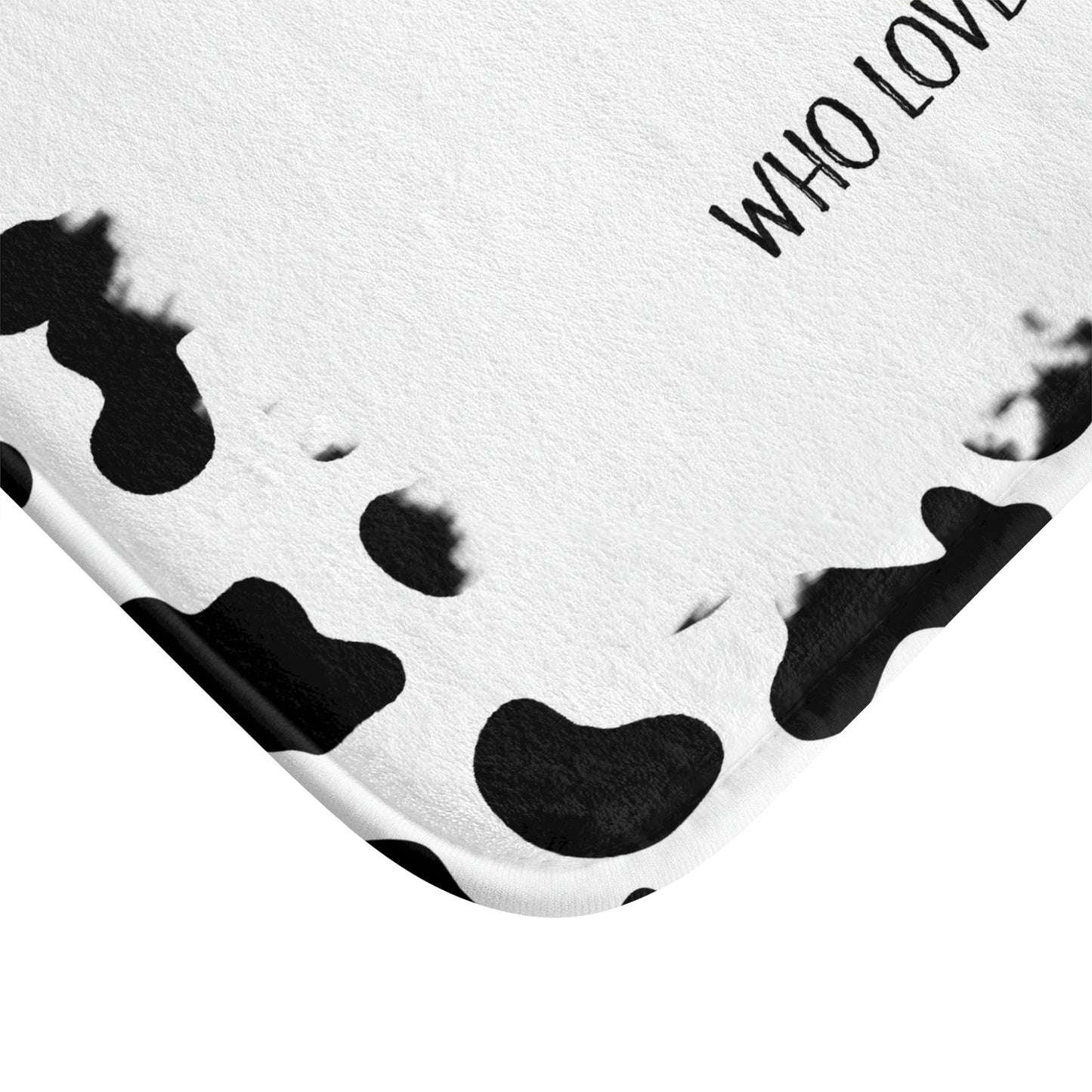 Just A Girl Who Loves Cows Bath Mat