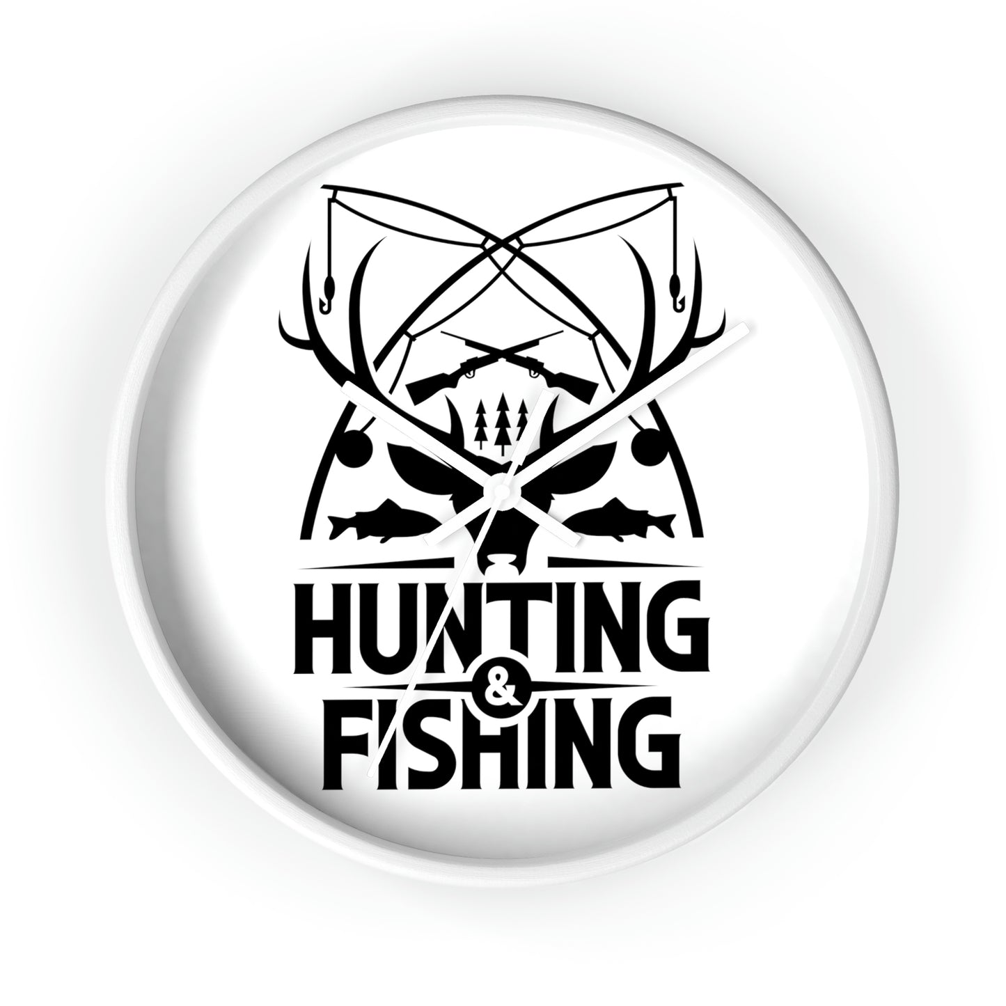 Hunting & Fishing wall clock