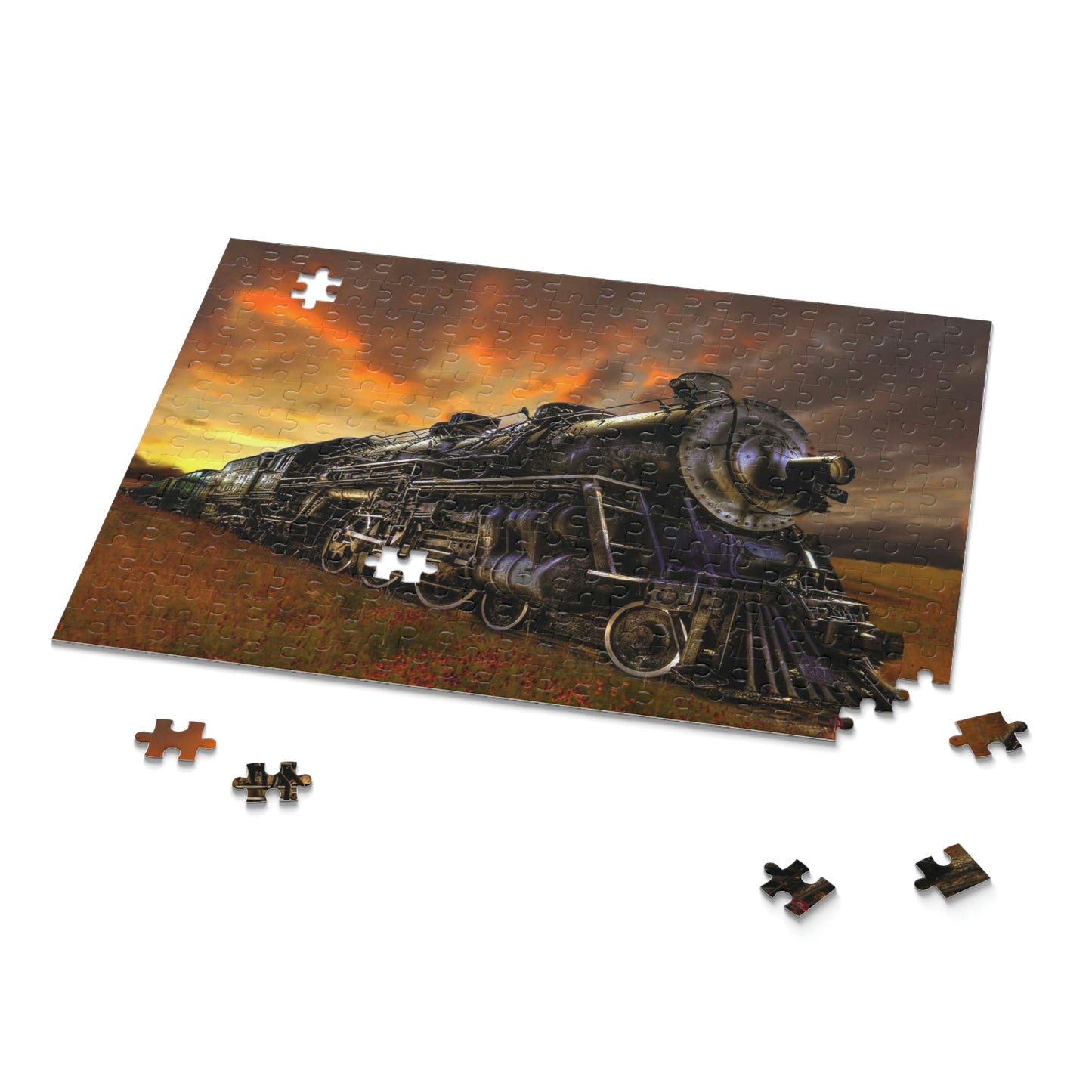 Train Puzzle (120, 252, 500-Piece)