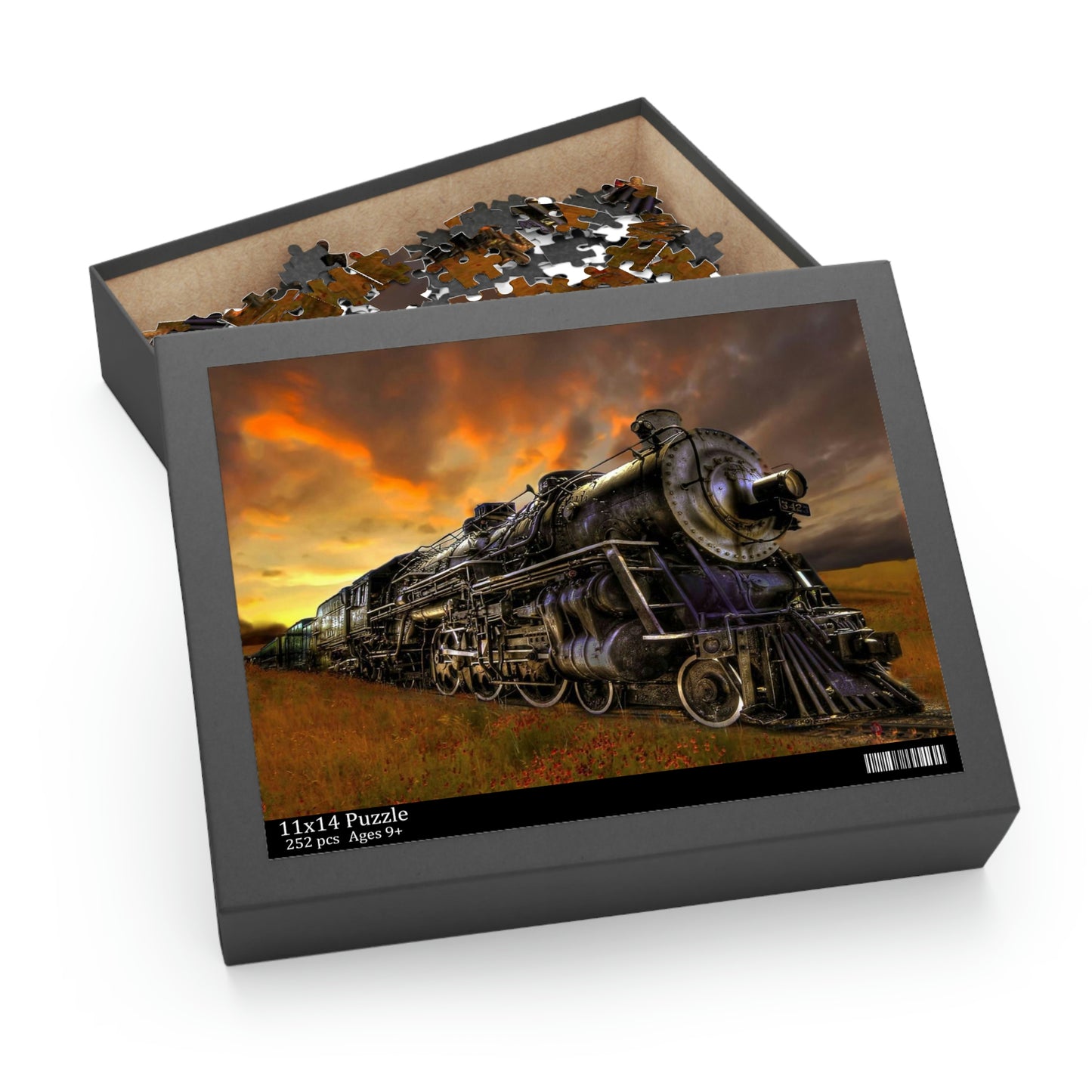 Train Puzzle (120, 252, 500-Piece)