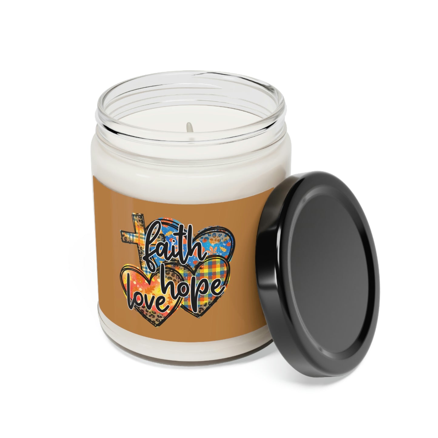 Faith Hope Love Soy Candle, 9oz