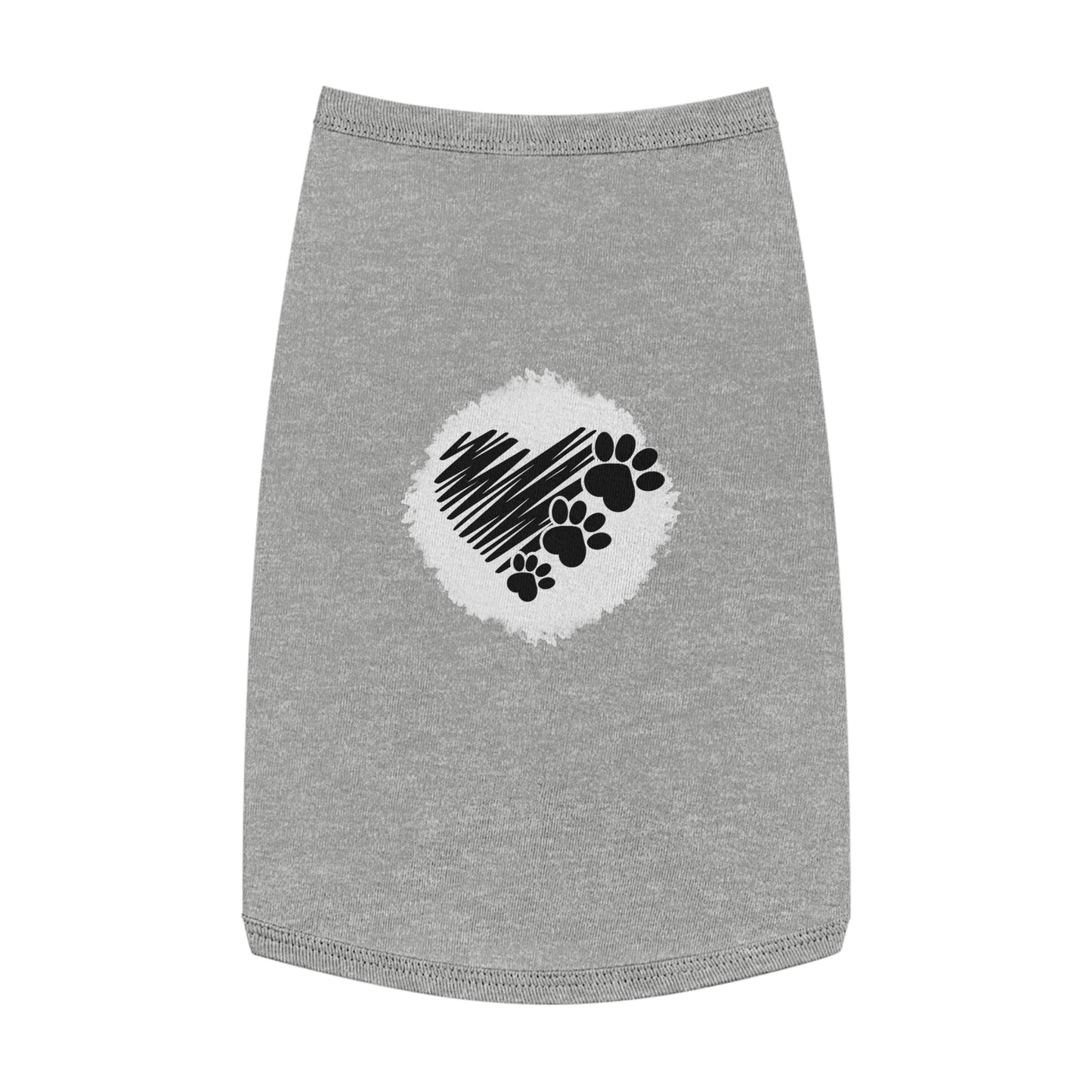 Heart Paw Print Pet Tank Top