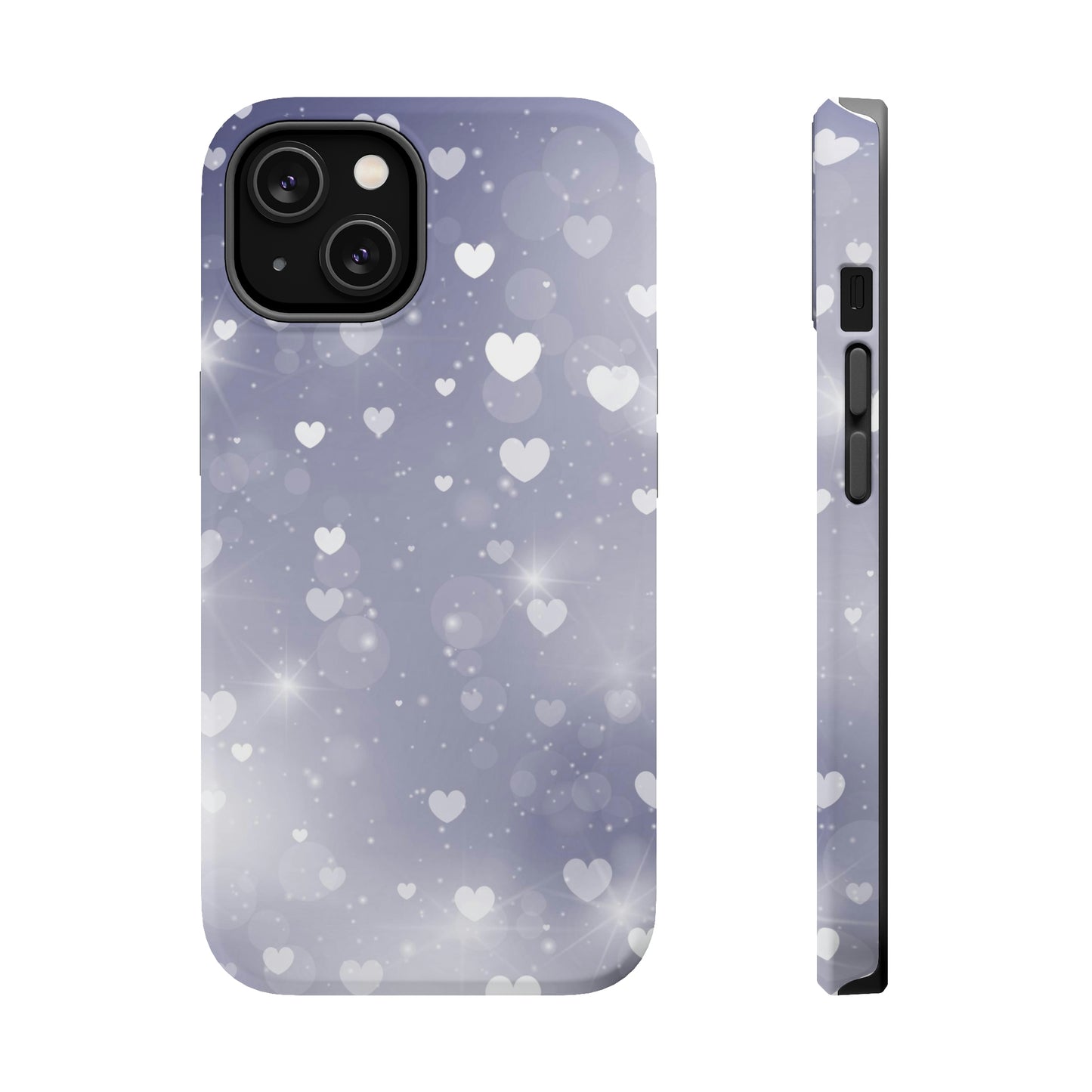 Grey Heart phone case