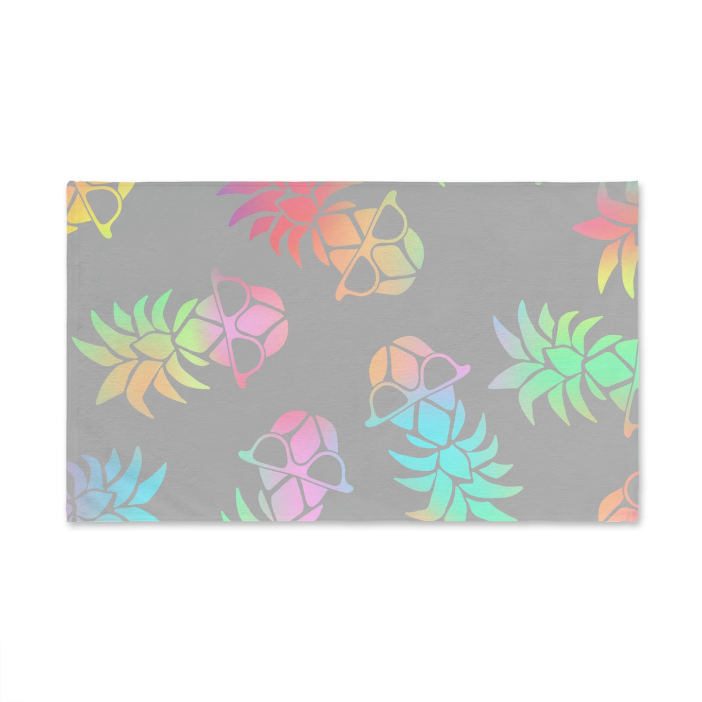 Rainbow Pineapple Hand Towel