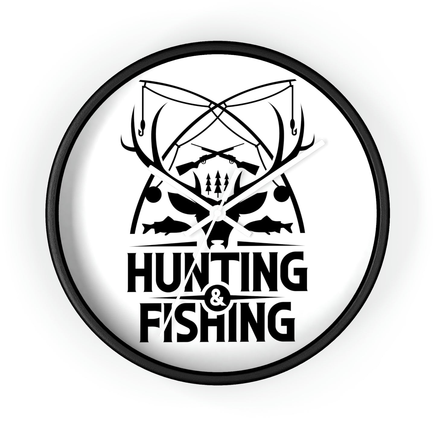 Hunting & Fishing wall clock