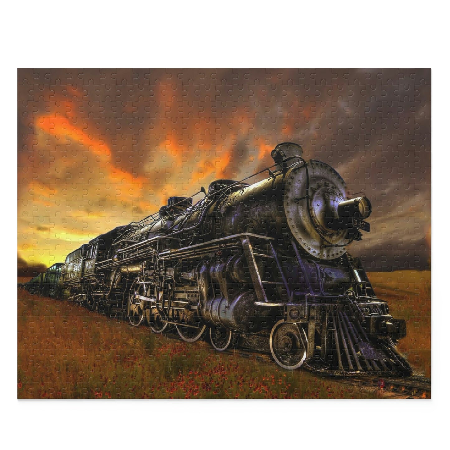 Train Puzzle (120, 252, 500-Piece)