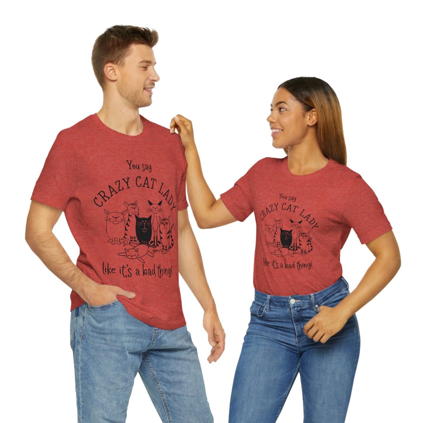 Crazy Cat Lady  Short Sleeve Tee