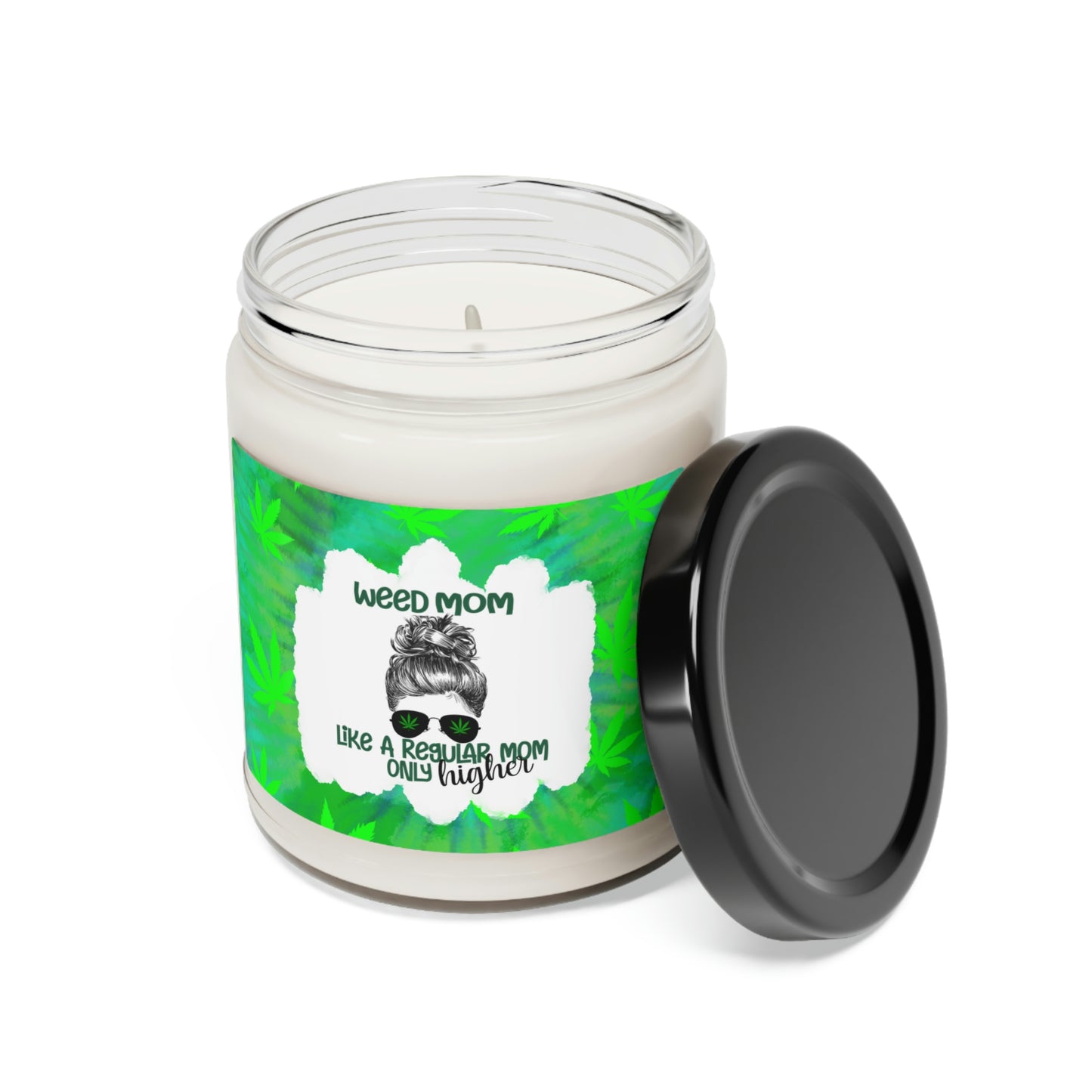 Weed Mom Scented Soy Candle, 9oz