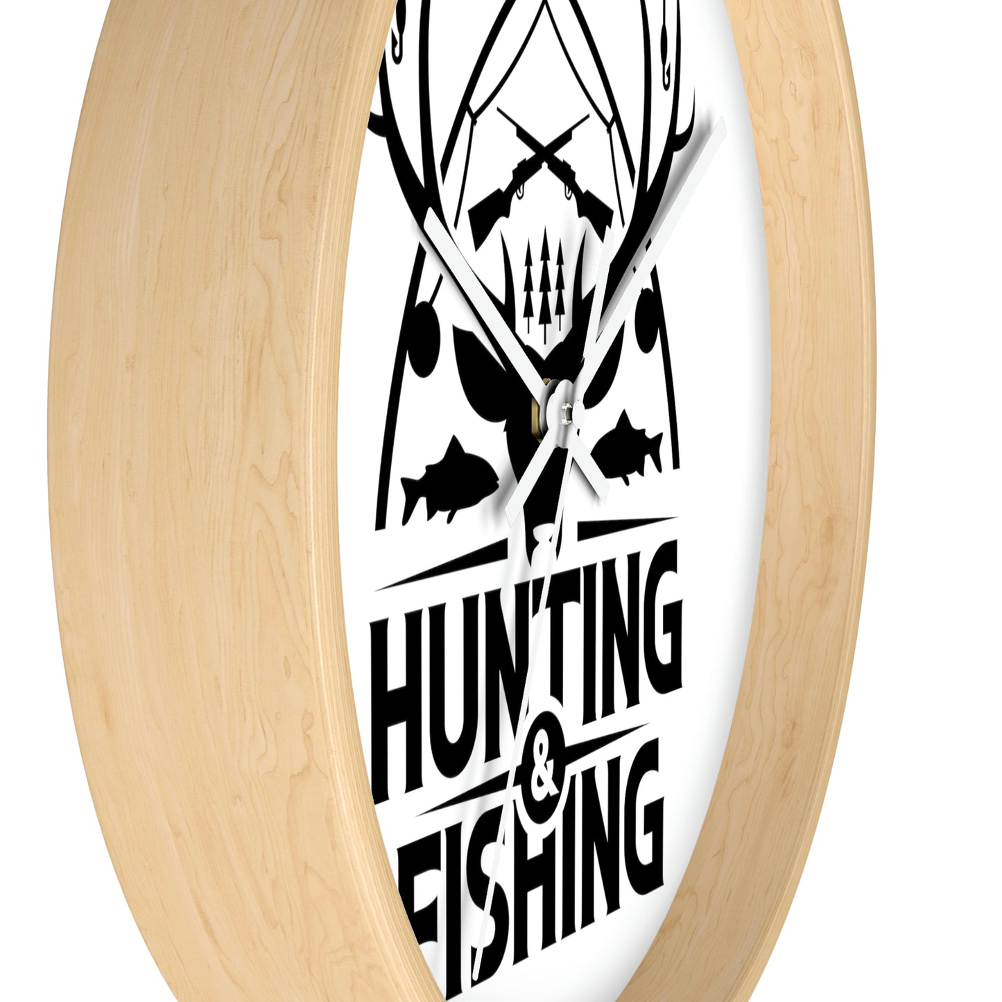 Hunting & Fishing wall clock