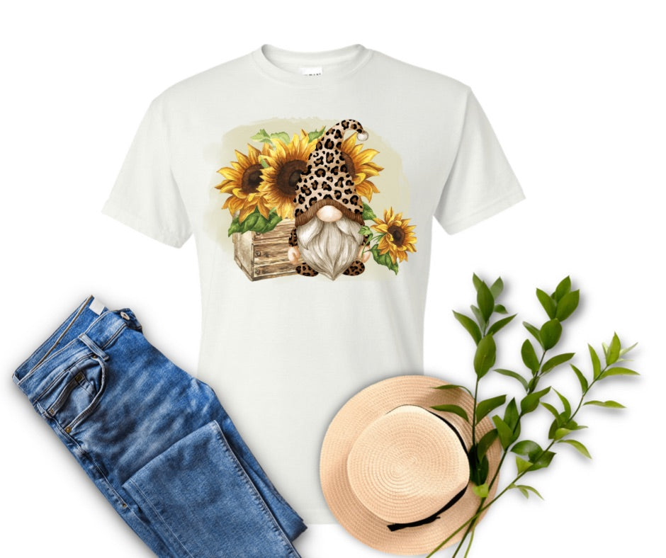 Sunflower Gnome  T-Shirt