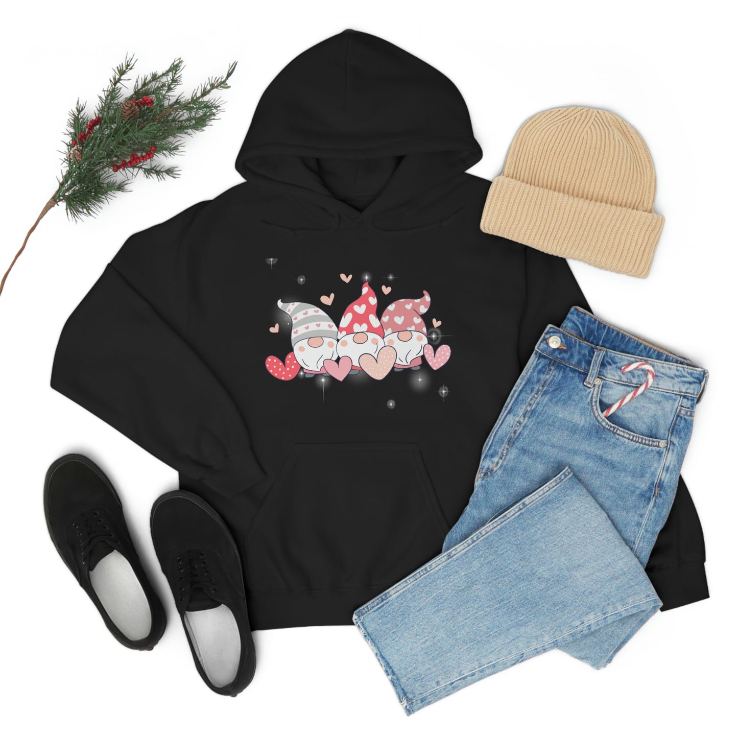 Gnomie Valentines Hoodie