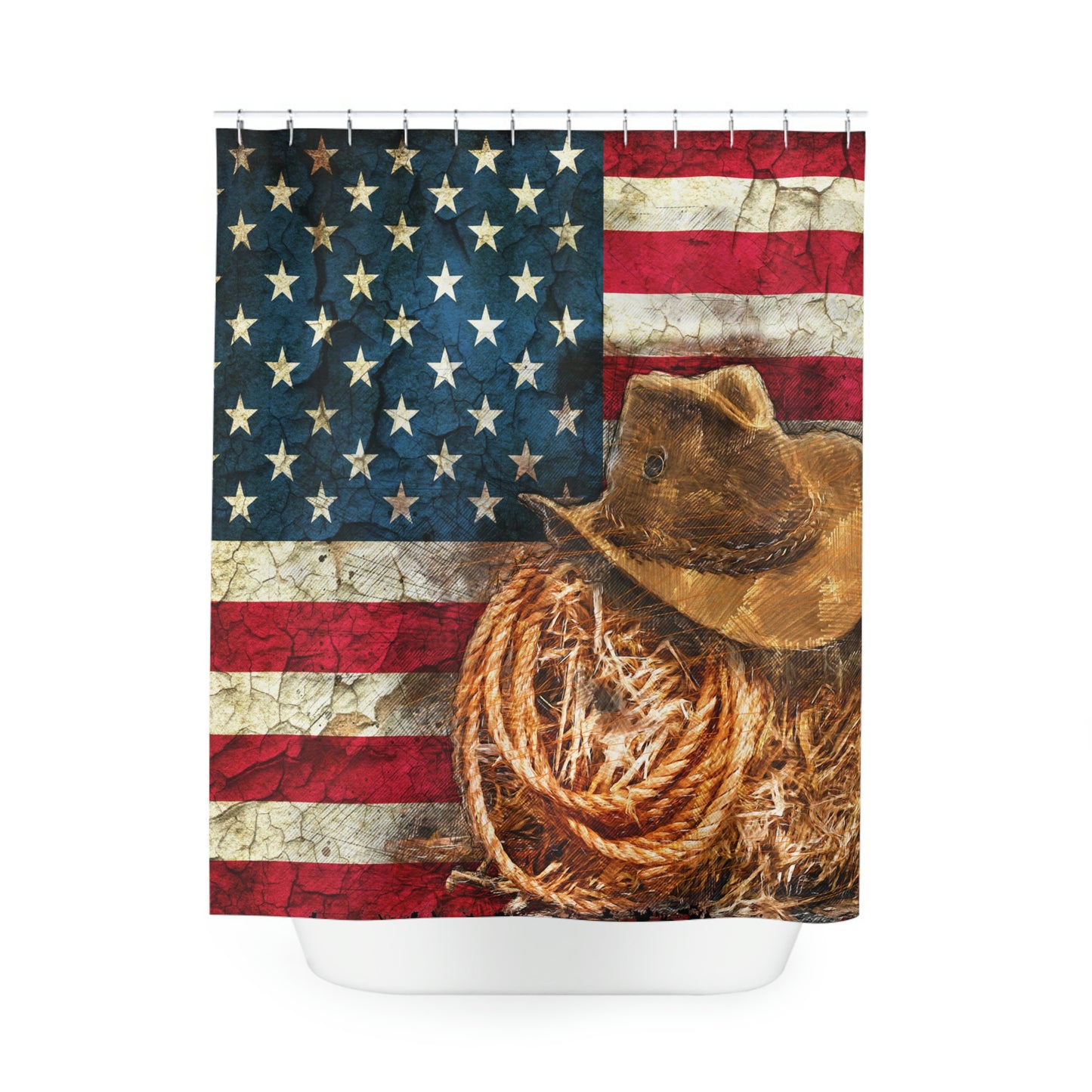 American Roper Shower Curtain