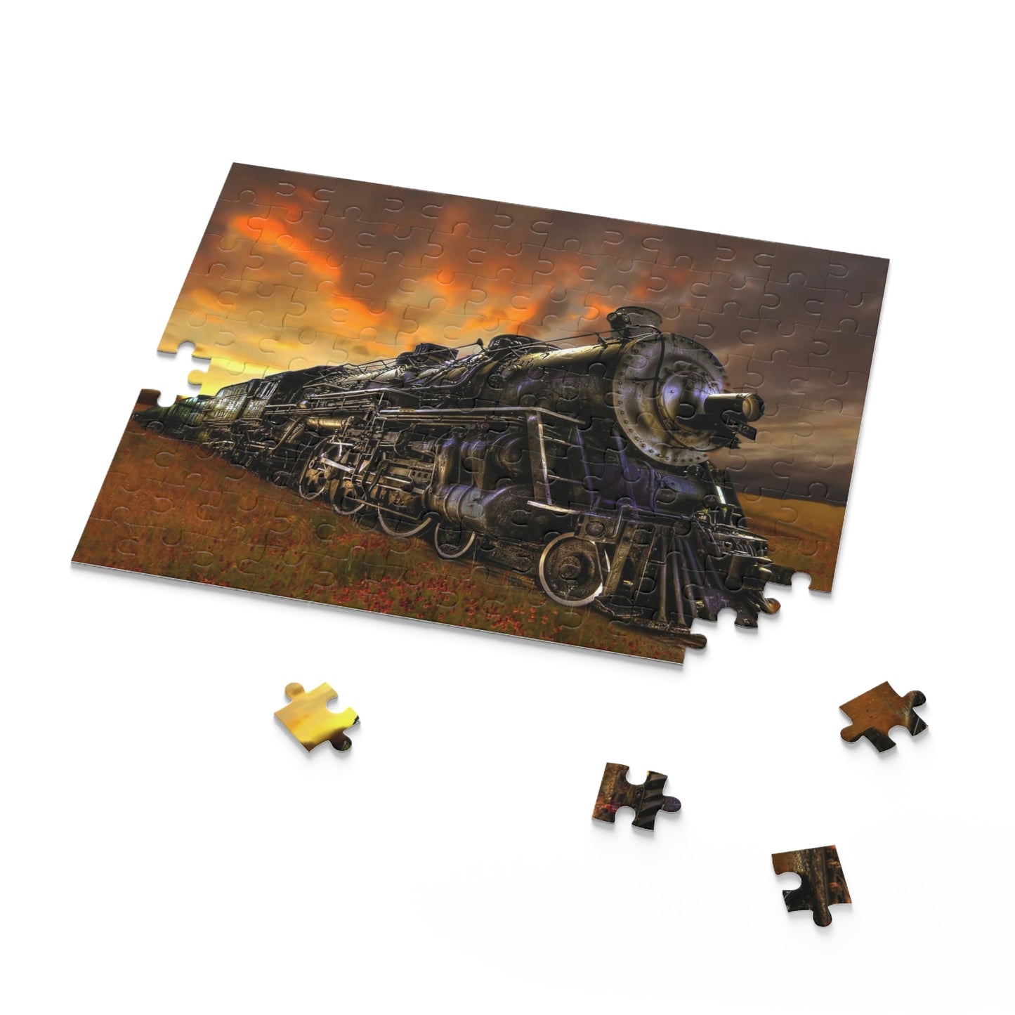 Train Puzzle (120, 252, 500-Piece)