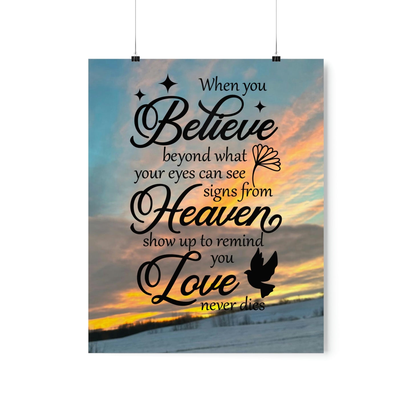 Signs Of Heaven Poster