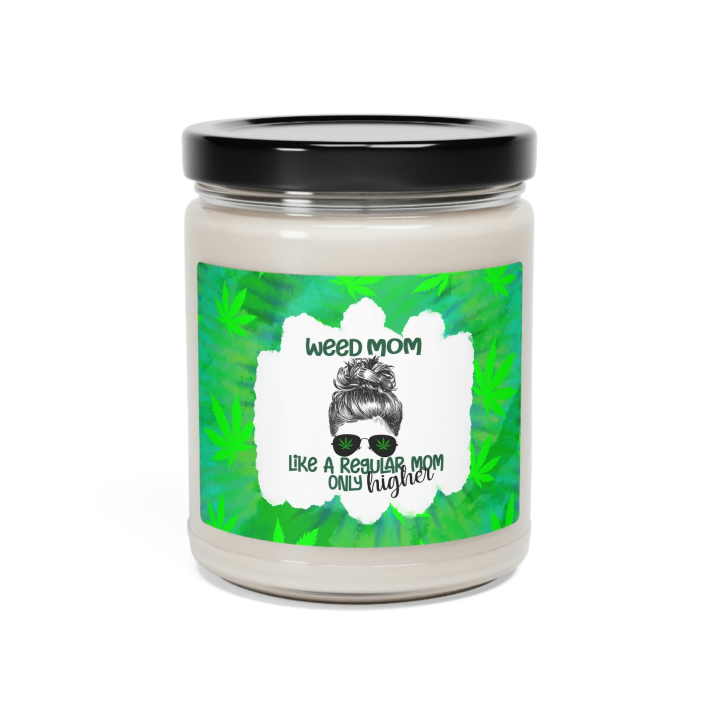 Weed Mom Scented Soy Candle, 9oz