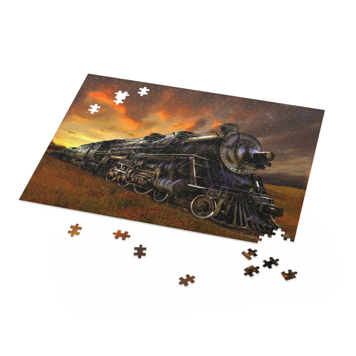 Train Puzzle (120, 252, 500-Piece)