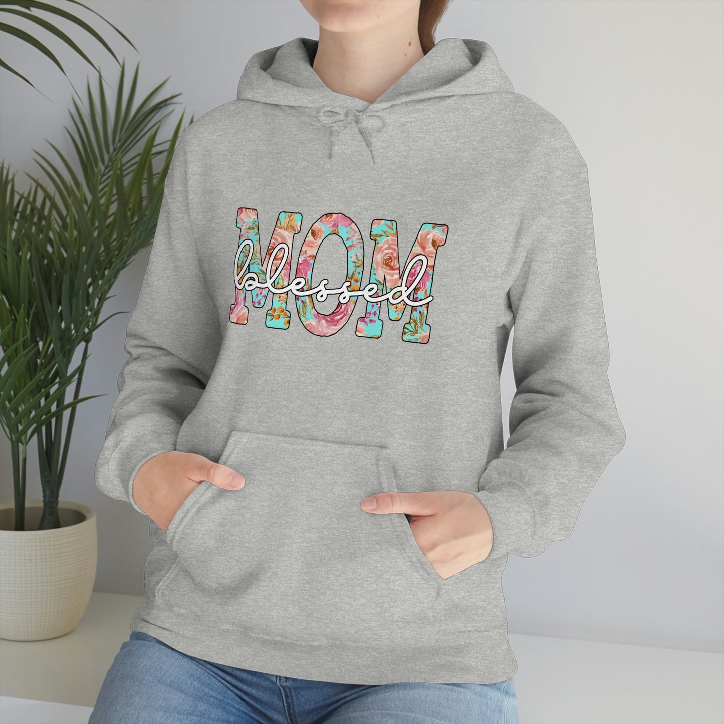 Blesseed Mom Unisex Heavy Blend™ Hooded Sweatshirt