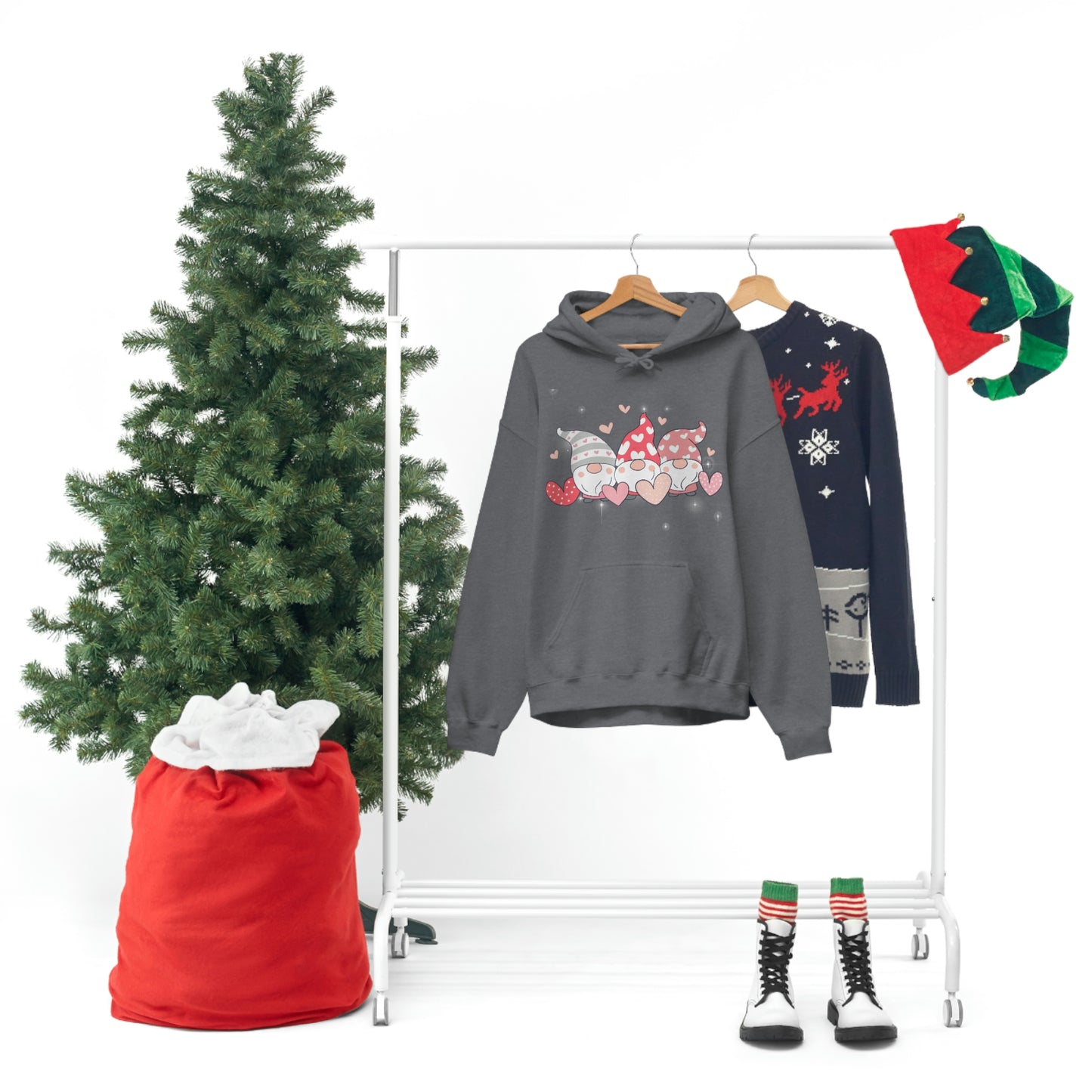 Gnomie Valentines Hoodie