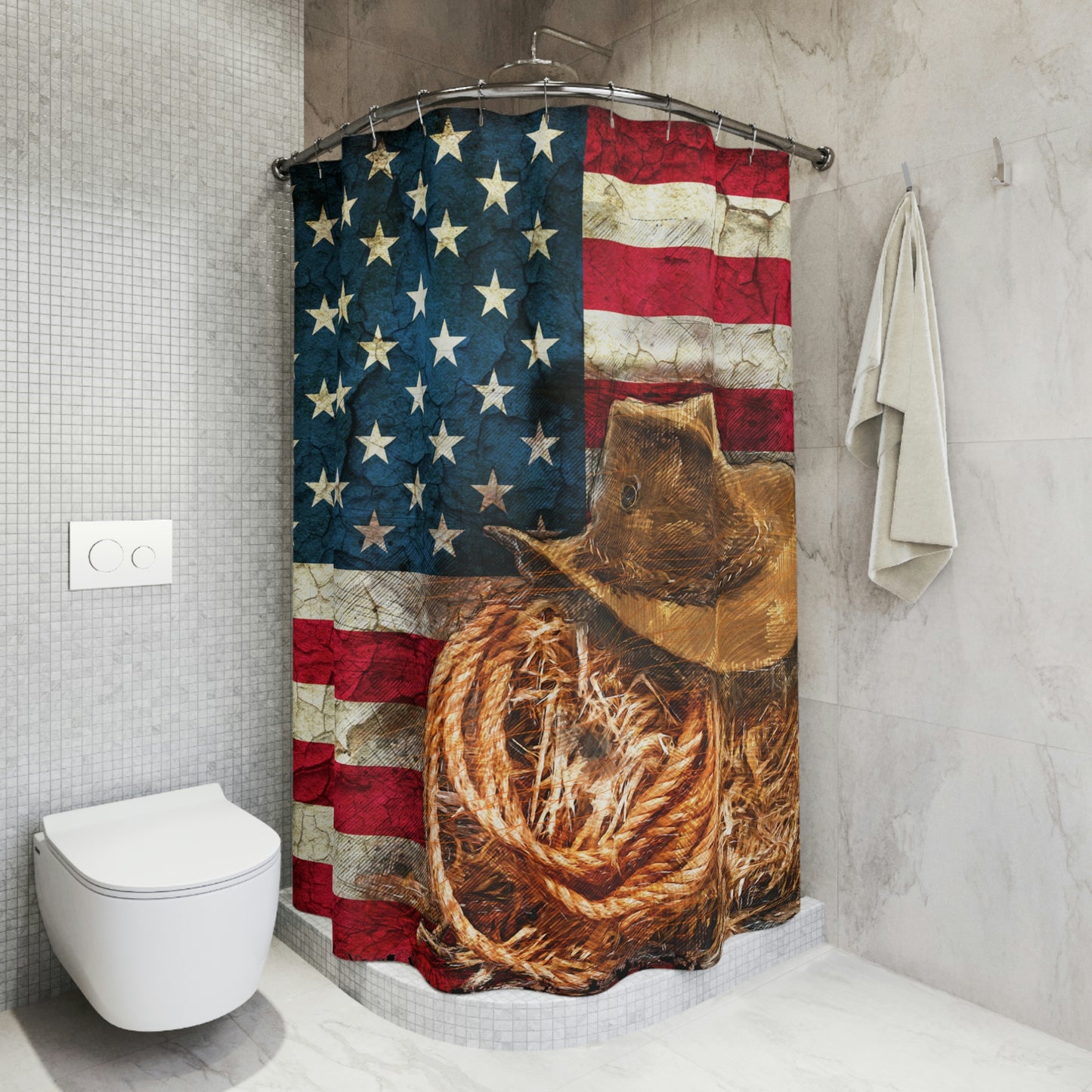 American Roper Shower Curtain