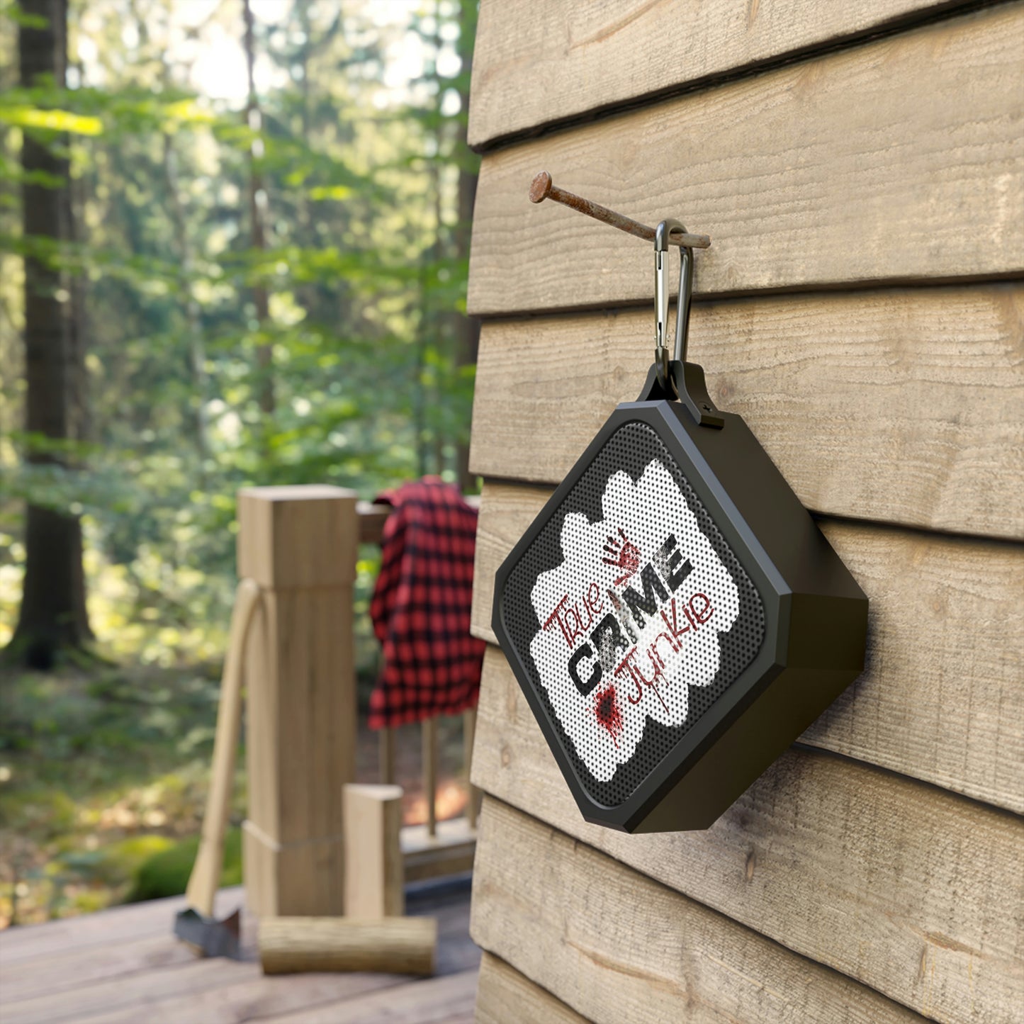 True Crime Junkie Outdoor Bluetooth Speaker