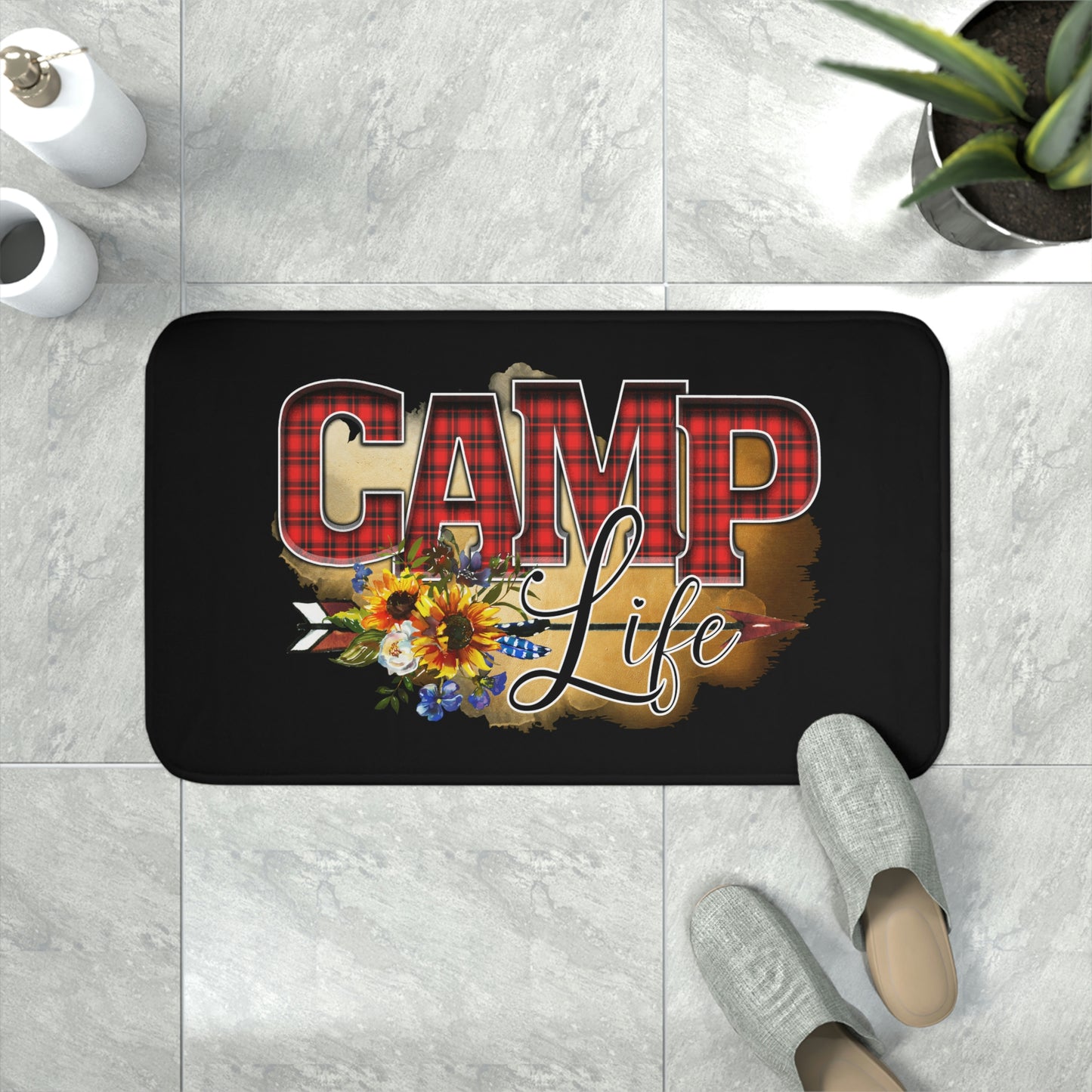 Camp Life Bath Mat