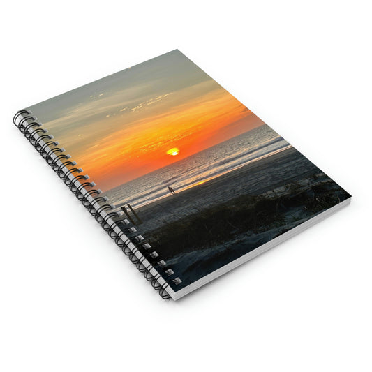 Beach Sunrise Spiral Notebook - Ruled Line