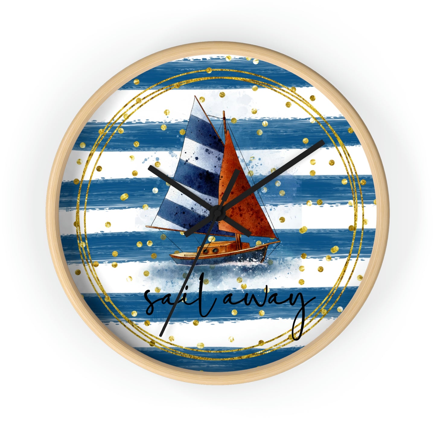 Sailboat Wall clock