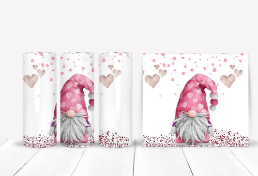 Valentines Gnome Tumbler