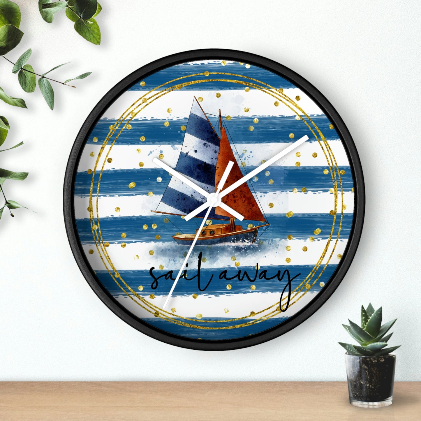 Sailboat Wall clock