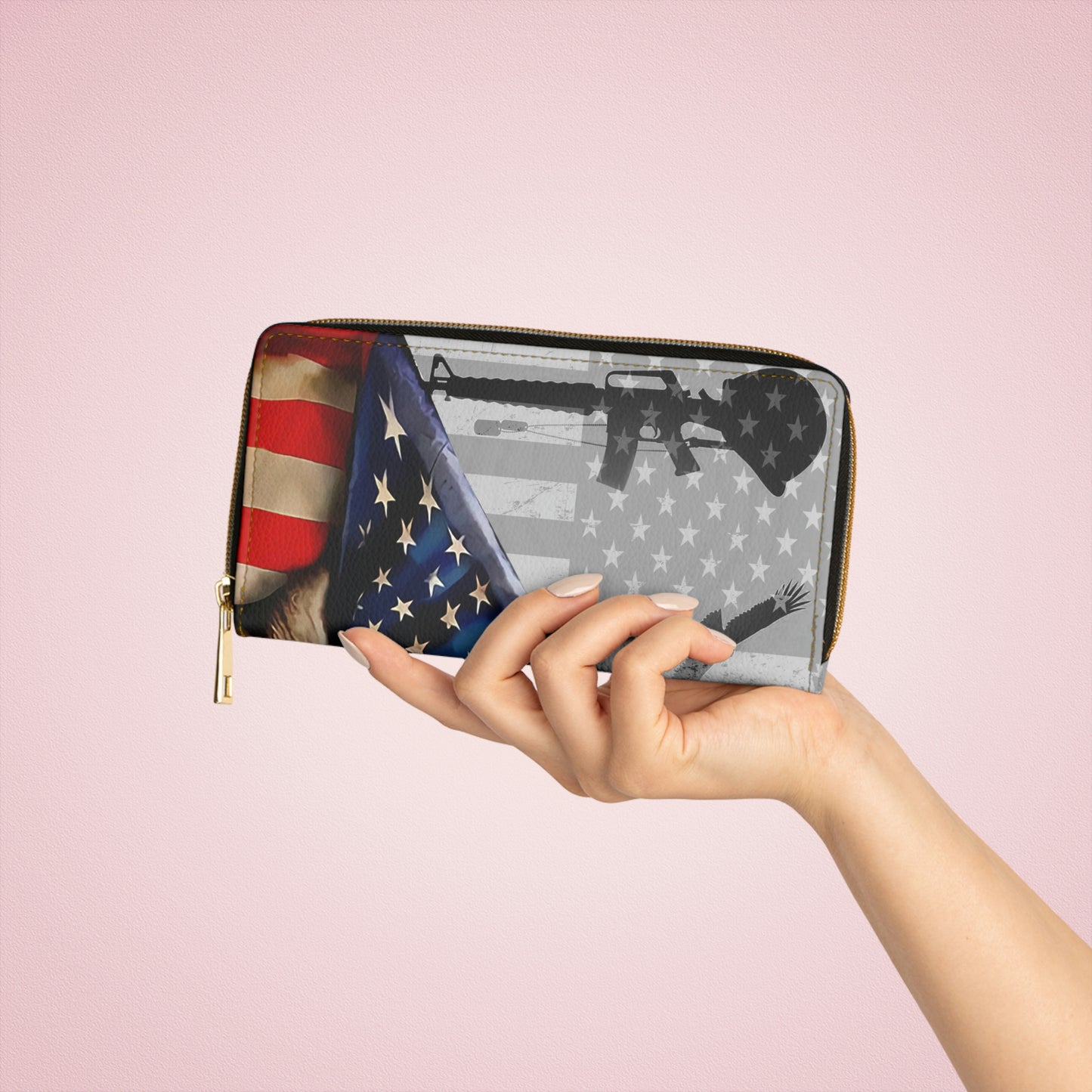 Veteran Zipper Wallet