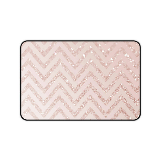 Pink Glitter Desk Mat