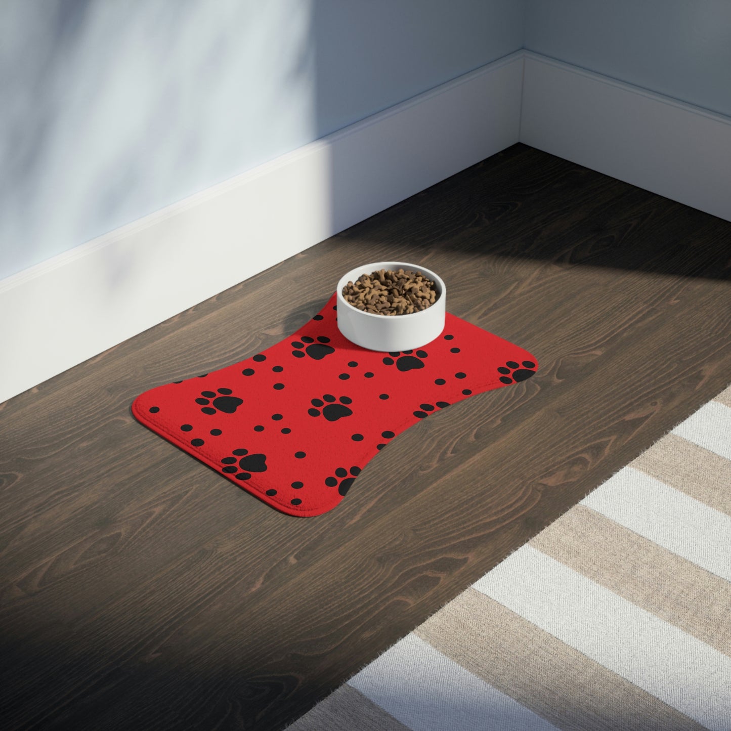 Paw Print Feeding Mat