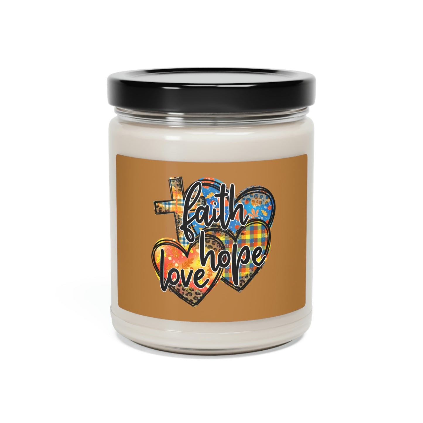 Faith Hope Love Soy Candle, 9oz