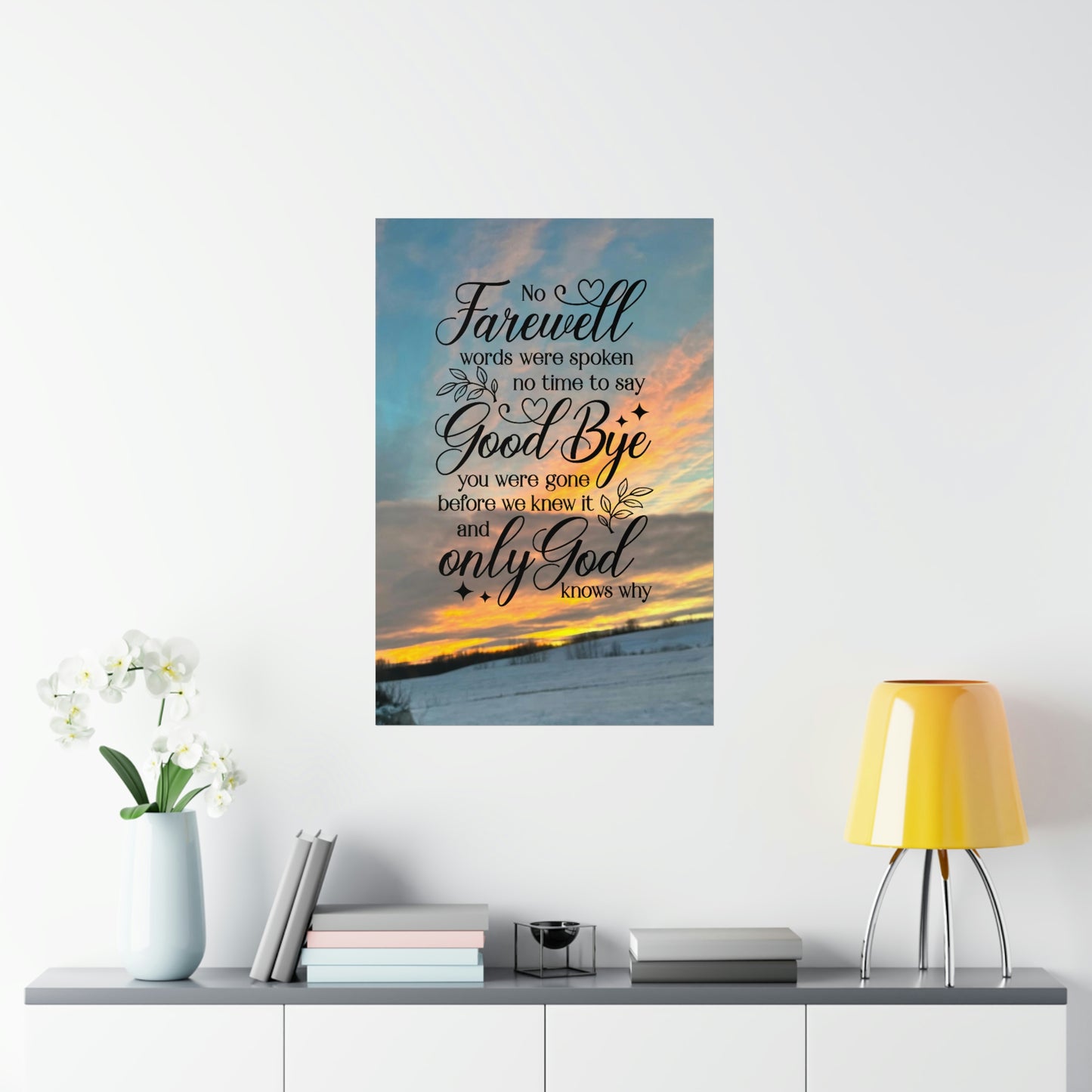 No Farewell words Posters